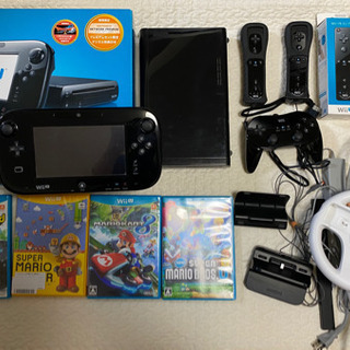 お取引中　Wii U 本体　黒　ソフト4本セット