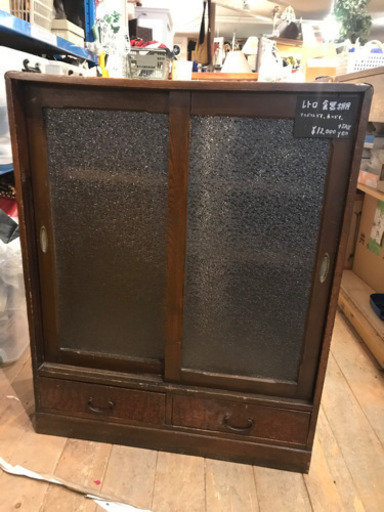 JF01383 昭和レトロ 食器棚