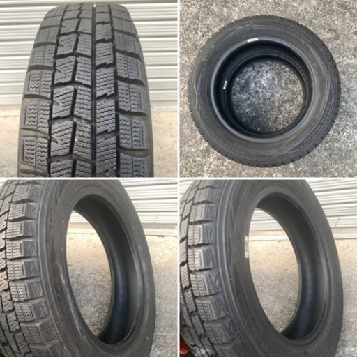 155/65R14 4本セット 2017年製造 スタッドレス　ダンロップ