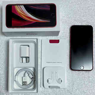 iPhoneSE(2020) 128GB (PRODUCT)RED 赤 Appleストア版SIMフリー [保証残あり]