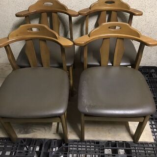 ダイニングチェア 4脚セット 幅53cm×奥行45cm×高さ73...