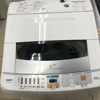 値下げ再掲！ AQUA AQW-VW100G 2018年製 10kg 洗濯機