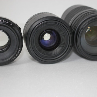 ○キャノンCanon EOS 9000D 標準&望遠&単焦点トリプルレンズセット