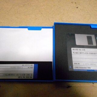 PC-9801-86　サウンドボード対応AVドライバ 　3.5ｲﾝﾁ＆5インチ ディスクの画像