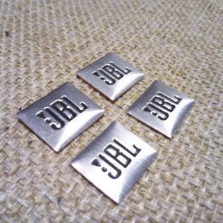 JBL　ロゴ　アルミ　ステッカー　４個セット
