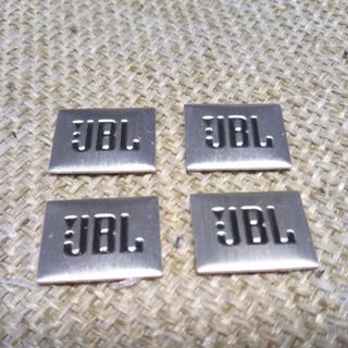 JBL　ロゴ　アルミ　ステッカー　４個セットの画像