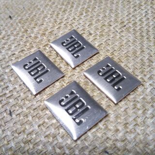 JBL　ロゴ　アルミ　ステッカー　４個セットの画像