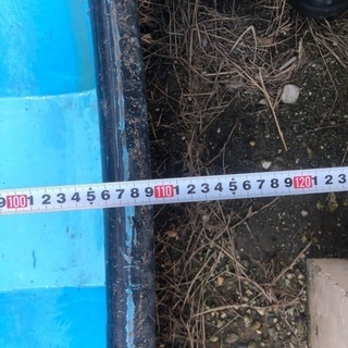 ミニボート、オール2本の画像