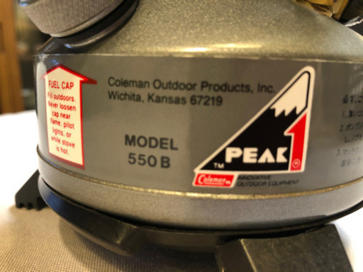 お値下げ　コールマン　ピークワン　550b アウトドア　ソロキャンプ