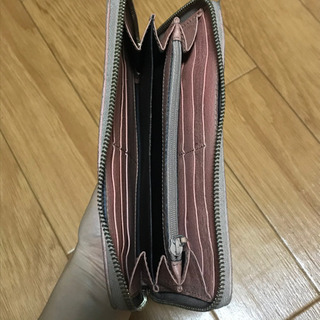 GUCCI 長財布 ピンク×ブラウンの画像