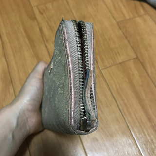 GUCCI 長財布 ピンク×ブラウンの画像