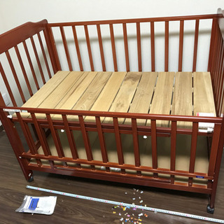 12/30引取り限定 ベビーベッド KATOJI 横124cm 他の画像