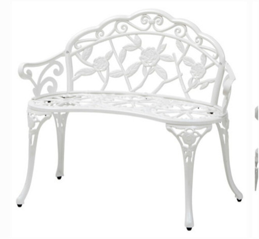 プリンセス ベンチ ホワイト
