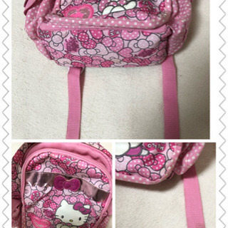 中古　幼稚園　保育園　遠足　リュック  キティーピンクかわいい