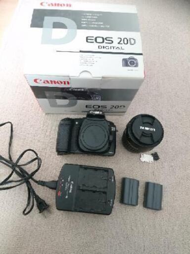 キャノン EOS20D TAMRONレンズ デジタル一眼レフカメラ Canon 電池 充電器 ジャンク レンズキット