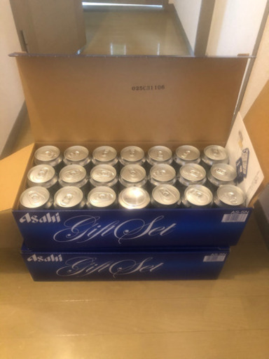 決まりました！　アサヒビール　2ケース