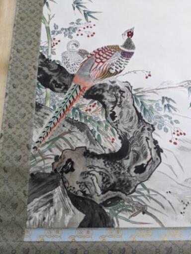 掛け軸 中国の作家 箱付き