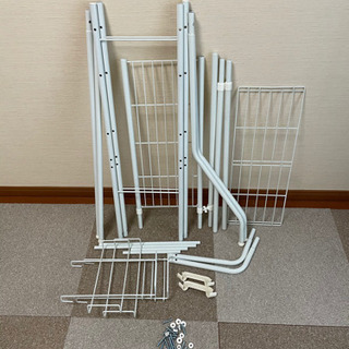 【譲ります】ニトリ　洗濯ラック（旧型）【取りに来れる方限定】の画像