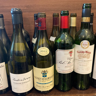 [空]ワイン・シャンパン・日本酒ビンの画像