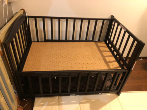 【再値下げ】ヤマサキ ツーオープンベッド b-side YAMASAKI ベビーベッド