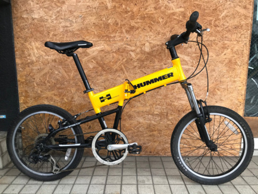 HAMMER 折り畳み自転車 20インチ アルミフレーム・フロントサスペンションモデル