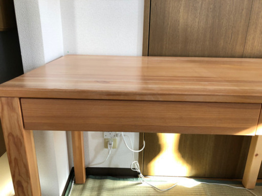 無印 パイン材 デスク