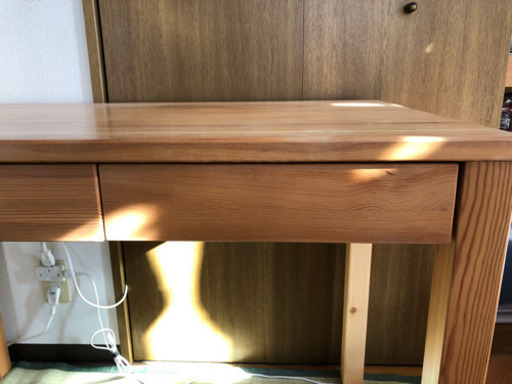 無印 パイン材 デスク