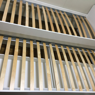 終了しました。:二段ベッド　BED イケアの引き出し付きベッドの画像