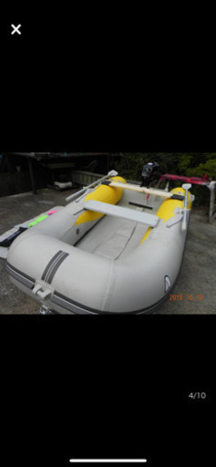 アキレスゴムボート２馬力船外機セット