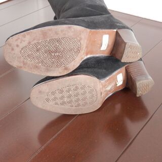 ブーツ　黒バックスキンの画像