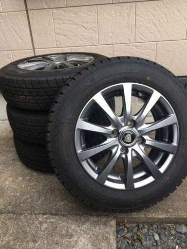 165／70／14スタットレスタイヤ、アルミホイル付き４本セット