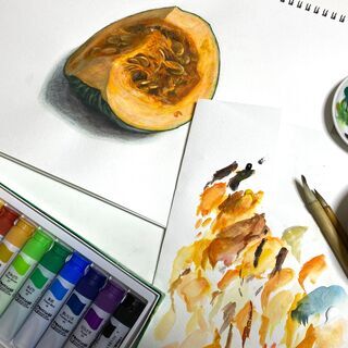アトリエべる【はじめての水彩画】体験レッスン募集中