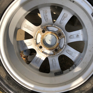 155/65 13 スタッドレス　アルミホイールの画像