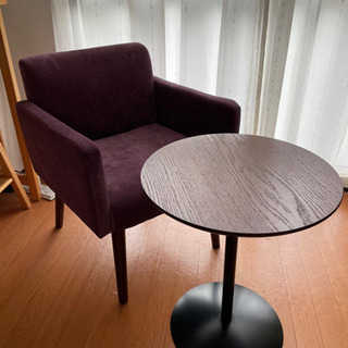 コーヒーテーブルチェアセット