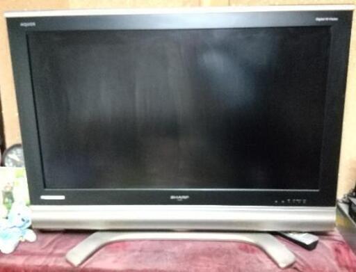 値下げ！SHARP シャープ37型液晶AQUOSカラーテレビ LC-37BE1W 中古完動品
