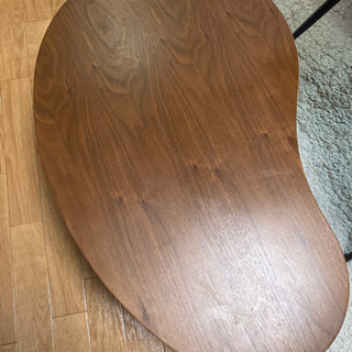 ローテーブル　お洒落　ブラウンの画像