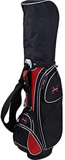 【値下げしました！】x-line(エックスライン) ゴルフクラブセット 10本組 ヘッドカバー キャディーバッグ付 SR XLP-121