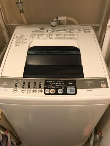 日立　洗濯機　7kg  2012年製