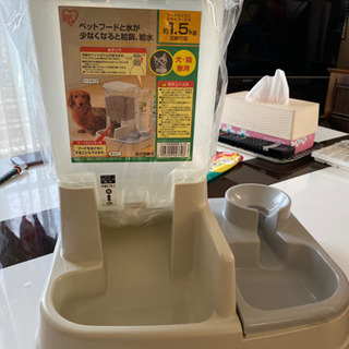 エサ、水入れの画像