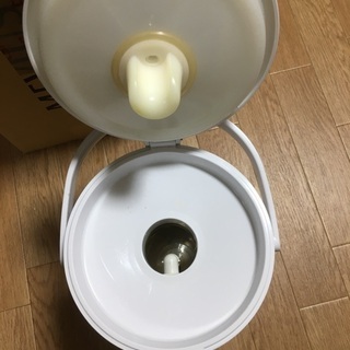 レトロ中古ガラス製卓上グロリア保温瓶の画像