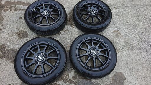 N-BOX　155/65/r14　エコピア　ブラックホイール