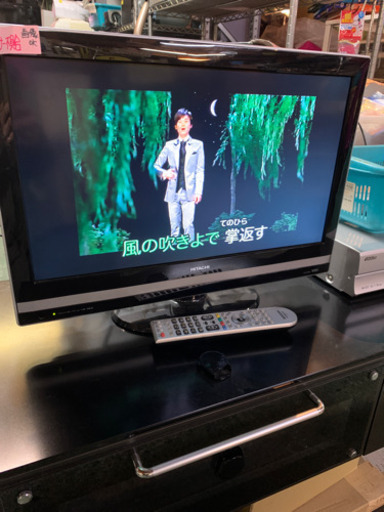 HITACHI 液晶テレビ　22インチ　ジャンク品　地上デジタル放送に不具合