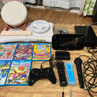 希少　通信カラオケ専用機としてもOK　WiiU プレミアムセット...