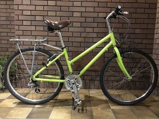 【中古】RITE WAY Pasture 26インチ クロスバイク グリーン