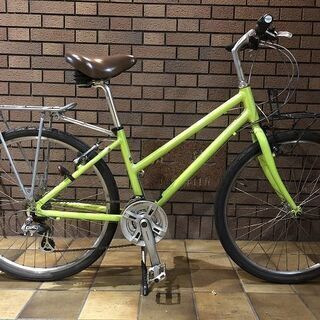 【中古】RITE WAY Pasture 26インチ クロスバイク グリーン