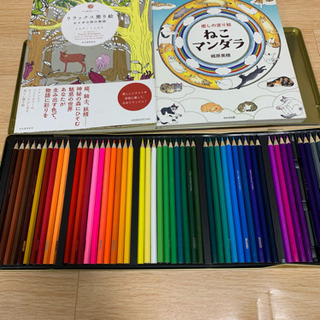 【値下げ】大人の塗り絵 色鉛筆セット