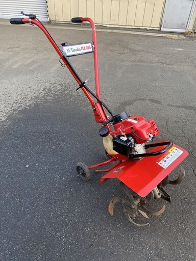 使われてた動作品 爪程度良く デコンブ付でかけ易い タナカ 2サイクル 耕運機 TCA-500 初期不良対応し 修理もします 現品確認歓迎