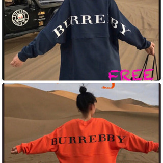 トップス ロングTシャツ カットソー 長袖 男女兼用韓国人気　ネ...