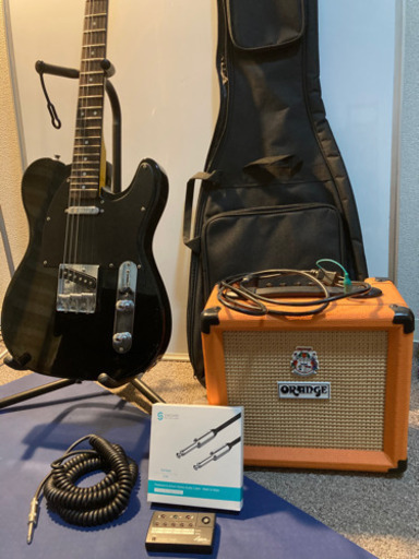 エレキギター　アンプ　ケースバッグ　ケーブル　チューナー
