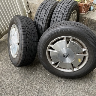 スタッドレス BSブリザックVRX2 195/65R15 2020年購入ほぼ新品だけど2017製 ホンダ純正AW付